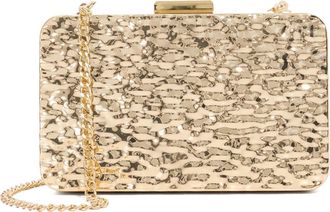 Dune London EARNEST Gold Clutch Bag One Size