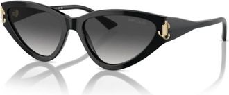 Jimmy Choo London Womens Cat Eye Sunglasses In Black