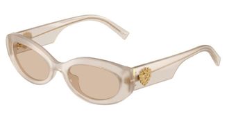 Dolce & Gabbana DG4537 342093 Womens Sunglasses White Size 53