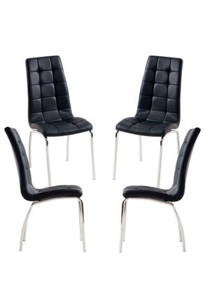 Regalos Miguel Regalos Miguel - Packs Sillas Comedor - Pack 4 Sillas Liam - Negro