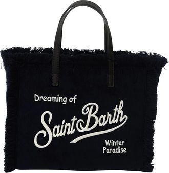 MC2 Saint Barth Bolso Tote de Pana - Bags - Mujer - Azul - ONE SIZE