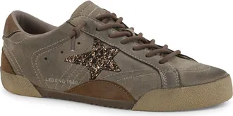 Vintage Havana Legend Low Top Sneaker in Dark Taupe/glitter at Nordstrom, Size 7.5