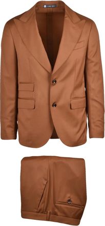 Lab 001 Multicolor Wool Pleated Formal Suit