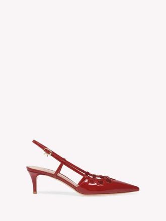 Gianvito Rossi Eloise Pump in Red Nappa at Nordstrom, Size 37.5
