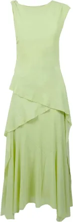 Ganni Mujer, Vestidos, Verde, Talla: S