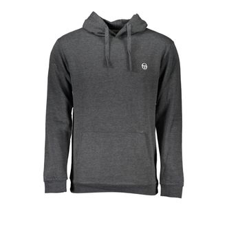Sergio Tacchini Hoodies, male, Gray, Size: XL Zipless Sweatshirt
