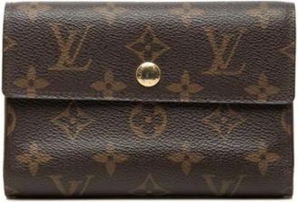 Louis Vuitton Pre-owned Wallets, female, Brown, Size: ONE SIZE Pre-owned Vintage Bi-fold Wallet
