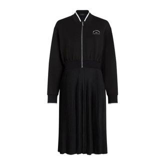 Karl Lagerfeld Dames, Jurken, Zwart, Maat: M Modal