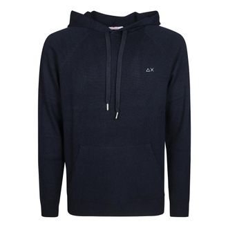 Sun 68 Heren, Sweatshirts & Hoodies, Blauw, Maat: M