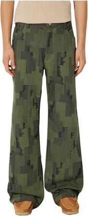 Marcelo Burlon Uomo, Jeans, Verde, L, new