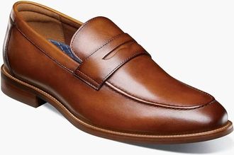 Florsheim Mens Rucci Moc Toe Penny Loafer In Cognac