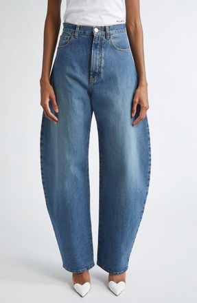 Alaia Round Pants in Bleu Vintage at Nordstrom, Size 8 Us