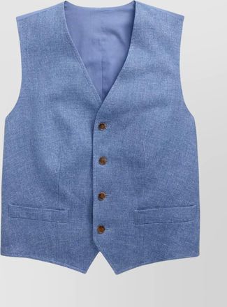 Ralph Lauren v-neck gilet with adjustable back strap