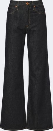 Slvrlake Denim Jeans Grace a gamba larga