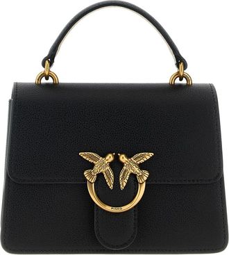 Pinko Pinko, Dames, Tassen, Zwart, Maat: ONE Size Katoen