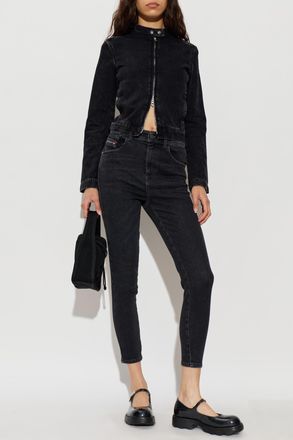 Diesel Jeans 1984 SLANDY-HIGH, Womens, Black