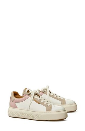 Tory Burch Ladybug Sneaker in White /Rosa /Calcare at Nordstrom, Size 8