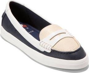 Cole Haan Nantucket Drift Penny Slip-On Loafer in Midnight Moon/Alabaster Gleam at Nordstrom Rack, Size 5.5
