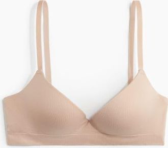 H&M Seamless Super Push-up Bra in Beige at Nordstrom, Size 34B