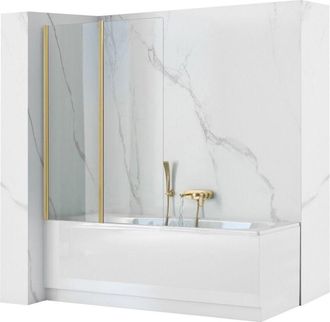 Rea Rea - Mampara De Ba&ntilde;era Agat-2 100 Brush Gold