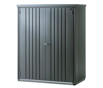 BIOHORT Armario Metalico Biohort Alto Jardin Color Gris Oscuro Metalizado 150 Large