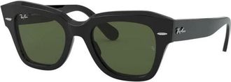 Ray-Ban Authentieke State Street bril- premium kwaliteit! - unisex - Zonnebrillen - Zwart - 49 MM - Accessoires