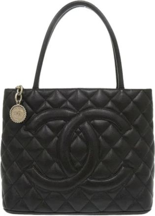 Chanel Pre-owned Leather chanel-bags - Dames - Vintage Shopper - Zwart - ONE Size - Vintage
