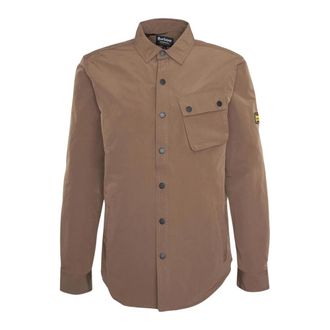Barbour Control Overshirt Fossil-M - Heren - Casual Overhemden - Bruin - 2XL - Nylon - Overhemden