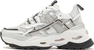 Buffalo Sneakers, female, White, Size: 8 US Triplet Hollow Sneaker