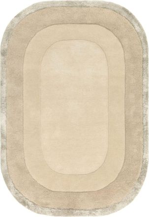 Novatrend Alfombra tufted a mano en lana beige 160x230 cm