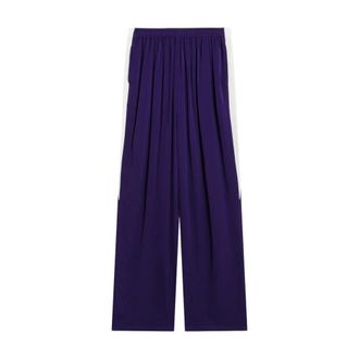Alaia Alaia Trousers - female - Ala&iuml;a - Wide Trousers - Purple - XS - Trousers