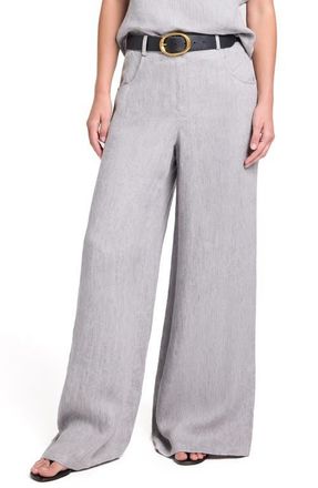 TWP Dillon Wide Leg Pants in Light Heather Grey at Nordstrom, Size 00