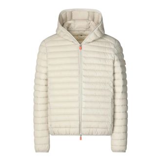 Save The Duck Down Jackets, male, Beige, Size: 3XL Donald Puffer Jacket