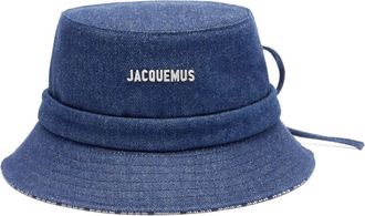 Jacquemus Le Bob Gadjo bucket hat - unisex - Cotton - 60 - Blue