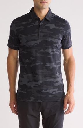 Travis Mathew Beachside Stealth Pima Cotton Blend Polo in Black at Nordstrom Rack, Size Xx-Large