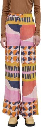 BA&SH Mallory Wijde Broek - Dames - Wijde Broeken - Veelkleurig - S - Broeken