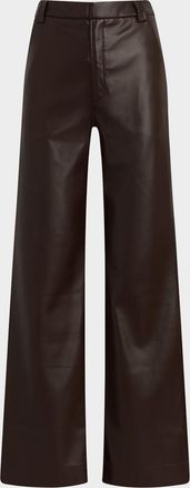 Joe's The Mia Vegan Leather Crop Trousers