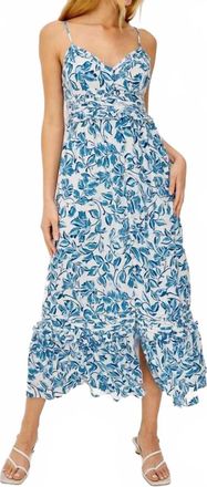 Rails Wisteria Midi Dress In Azure Jasmine