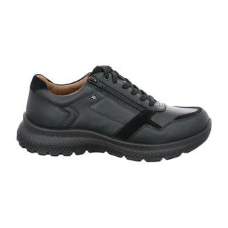 Jomos Vetersneaker - Heren - Schoenen - Zwart - Maat: 42 EU Leer