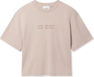 Axel Arigato Reflection T-Shirt - Dames - T-shirts - Beige - L - Katoen - Tops