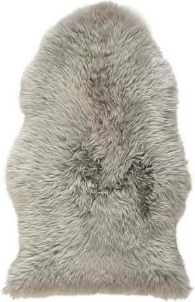 Linea Natura Schaffell, Silberfarben, Fell, Tierform, 60x90 cm, Oeko-Tex Standard 100, f&uuml;r Fu&szlig;bodenheizung geeignet, pflegeleicht, Teppiche und B&ouml;den, Teppiche, Sc