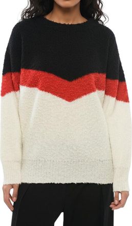 Stella McCartney Multicolor Color Block Crew Neck Sweater