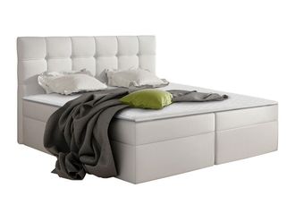 Mirjan24 Mobilier1 - Cama Continental Comfivo 195, Soft 017, Doble, Continental, 180x200, Cuero Ecol&oacute;gico, Somieres, 186x206x113cm