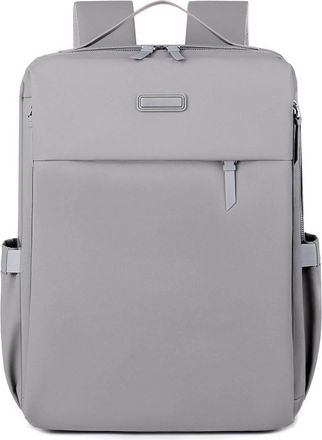 Generic Unisex Backpack, Waterproof Laptop Bag with Side Pockets, Large-Capacity Travel Bag, Suitable for Business Trips and Weekend Trips (Light Gray,30 * 18
