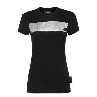 Plein Sport Tops, Dames, Zwart, XS, T-Shirts