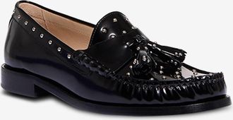 Stuart Weitzman Lackledermokassin mit Quasten Lottie