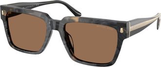 Michael Kors Dubrovnik Zonnebril - Heren - Zonnebrillen - Zwart - 56 MM - Accessoires