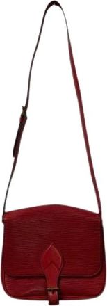 Louis Vuitton Pre-owned Cross Body Bags, female, Red, Size: ONE SIZE Pre-owned Cartouchiere Epi Shoulder Bag