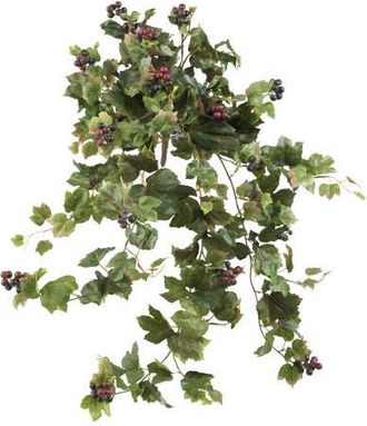 Nearly Natural 24-in Grape Leaf Hanging Artificial Plant in Green at Nordstrom