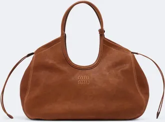 Miu Miu Ivy leather tote bag